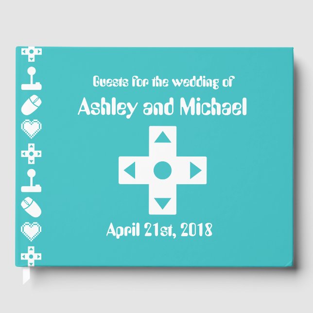 Multiplayer Mode in Turquoise Guest Book (Front)