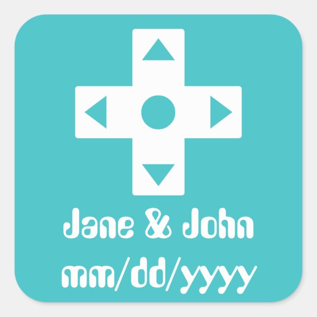 Multiplayer Mode in Turquoise Sticker (Front)