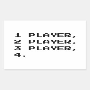 MULTIPLAYER RECTANGULAR STICKER