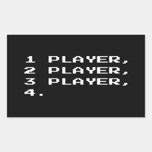 MULTIPLAYER RECTANGULAR STICKER