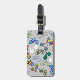 multiple bicycles luggage tag
