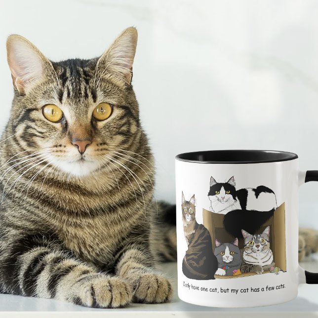 Multiple Cat Households Green Funny Mug (Creator Uploaded)