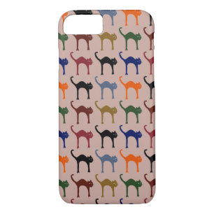 multiple cats ~ animal pattern iPhone 8/7 case