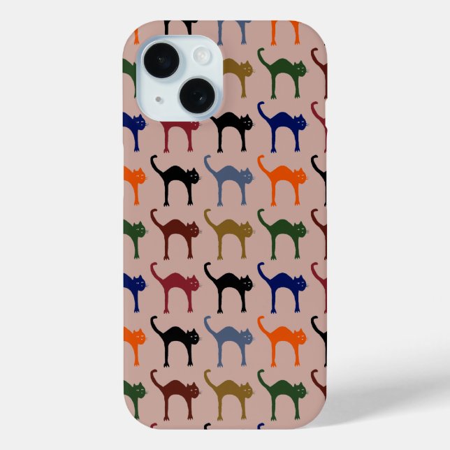multiple Cats PET pattern Case-Mate iPhone Case (Back)