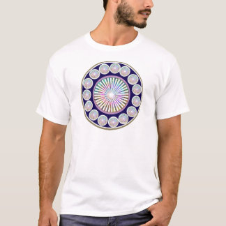 Multiple CHAKRA  -  Sparkle n Live Mandala T-Shirt