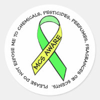 Multiple Chemical Sensitivity Disorder Stickers