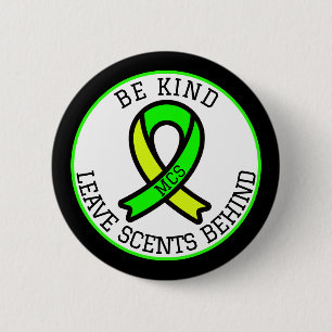 Multiple Chemical Sensitivity MCS Awareness  6 Cm Round Badge