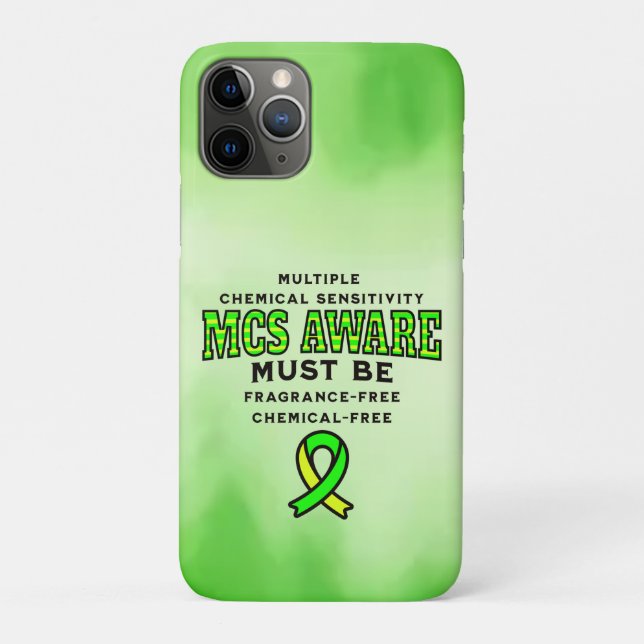 Multiple Chemical Sensitivity MCS Awareness  Case-Mate iPhone Case (Back)