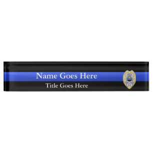 Multiple Choice Police Chief Badges Eagle Rank Nameplate