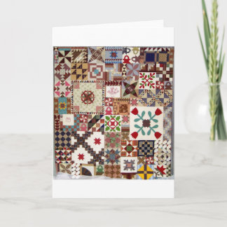 Multiple Choice Quilt Holiday Card