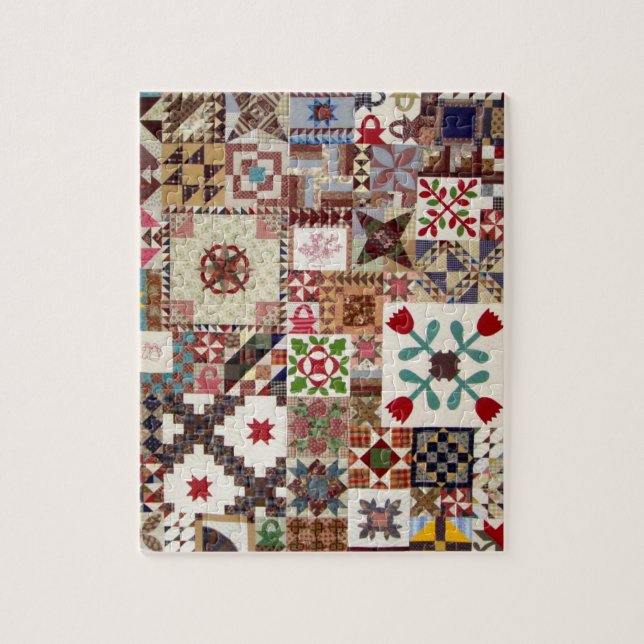 Multiple Choice Quilt Puzzle (Vertical)
