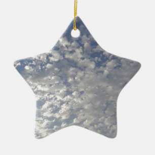Multiple Clouds, Sky View Ceramic Tree Decoration