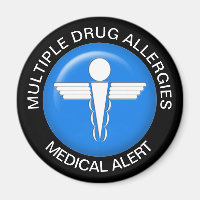 Multiple Drug Allergies Magnet