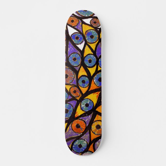 Multiple Eyes Skateboard (Front)
