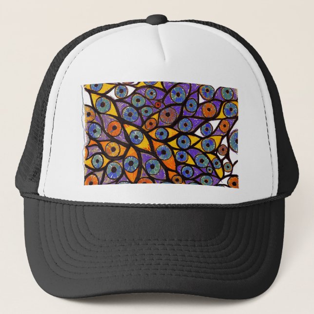 Multiple Eyes Trucker Hat (Front)