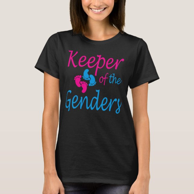 multiple genders twins gender reveal party idea T-Shirt (Front)