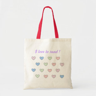 Multiple hearts small tote bag