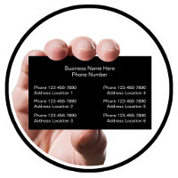 Multiple Location Business Cards Design