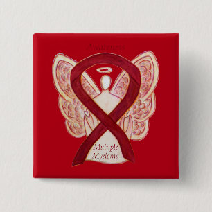 Multiple Myeloma Angel Awareness Ribbon Pins