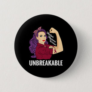 Multiple Myeloma Awareness Blood Cancer Warrior G 6 Cm Round Badge