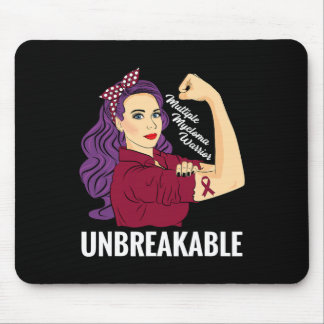 Multiple Myeloma Awareness Blood Cancer Warrior Gi Mouse Mat