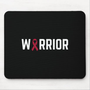Multiple Myeloma Awareness Burgundy Ribbon Family  Mouse Mat