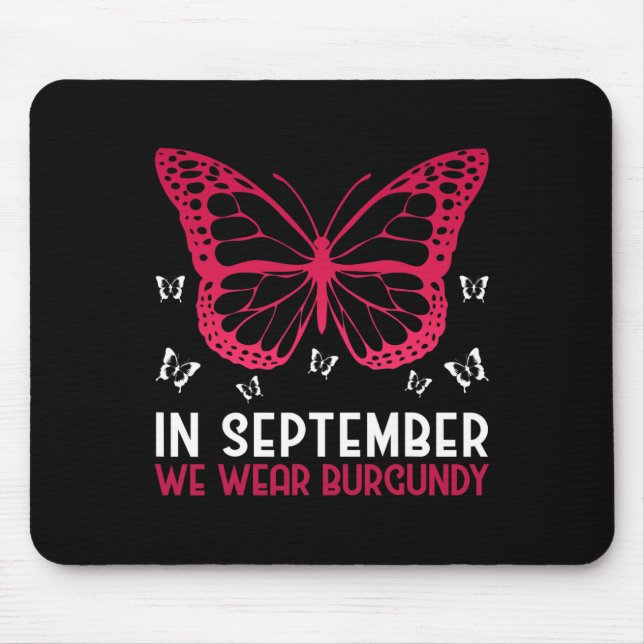 Multiple Myeloma Awareness In September We Wear Bu Mouse Mat (Front)