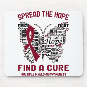 Multiple Myeloma Awareness Month Ribbon Gifts Mouse Mat