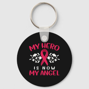 Multiple Myeloma Awareness My Hero Is Now My Angel Key Ring