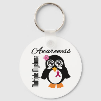 Multiple Myeloma Awareness Penguin Key Ring