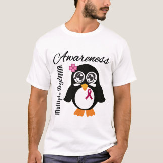 Multiple Myeloma Awareness Penguin T-Shirt
