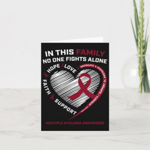 Multiple Myeloma Awareness Products Sister Dad Blo Card