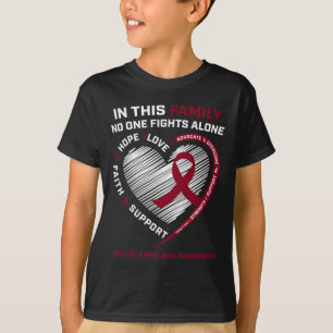 Multiple Myeloma Awareness Products Sister Dad Blo T-Shirt