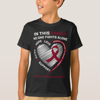Multiple Myeloma Awareness Products Sister Dad Blo T-Shirt
