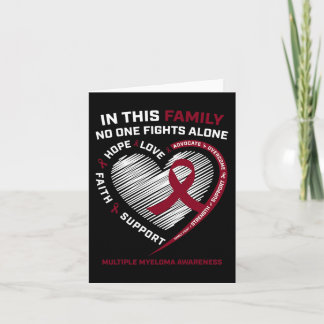 Multiple Myeloma Awareness  Sister Dad Blood Cance Card