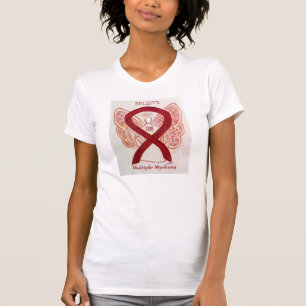 Multiple Myeloma Burgundy Awareness Ribbon Shirt