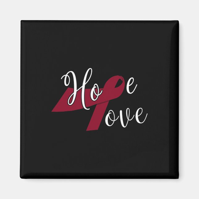 Multiple Myeloma Cancer Awareness Month Warrior Su Magnet (Front)