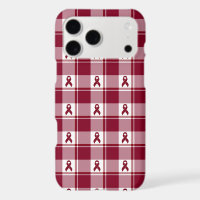 Multiple Myeloma Cancer Awareness Plaid Phone Case