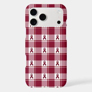 Multiple Myeloma Cancer Awareness Plaid Phone Case