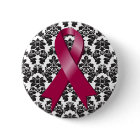 Multiple Myeloma Damask Burgundy Ribbon