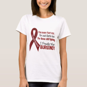 Multiple Myeloma I Proudly Wear Burgundy 1 T-Shirt
