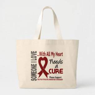 Multiple Myeloma Needs A Cure 3 Large Tote Bag