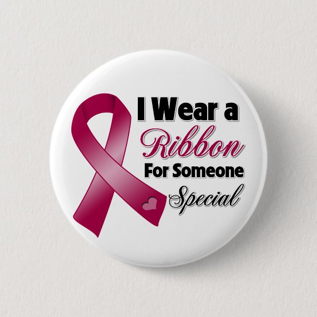 Multiple Myeloma Ribbon Someone Special 6 Cm Round Badge (Front)
