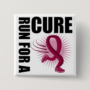 Multiple Myeloma Run For A Cure 15 Cm Square Badge