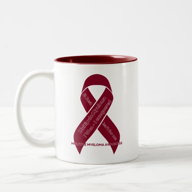 Multiple Myeloma Sucks  Two-Tone Coffee Mug (Left)
