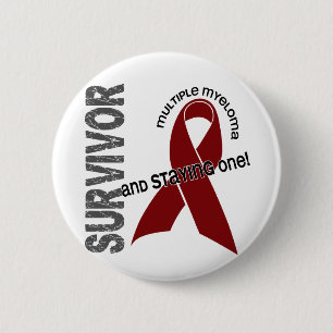 Multiple Myeloma Survivor 6 Cm Round Badge