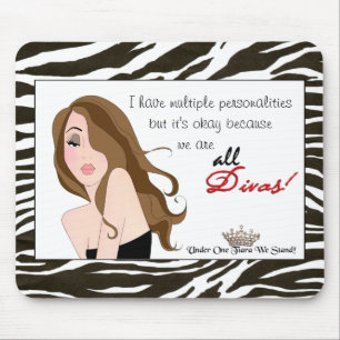 Multiple Personalities / Under One Tiara We Stand! Mouse Mat