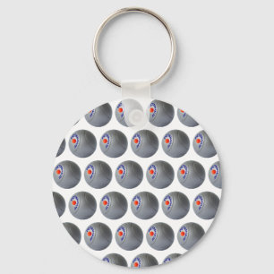 Multiple Petanque balls design Key Ring