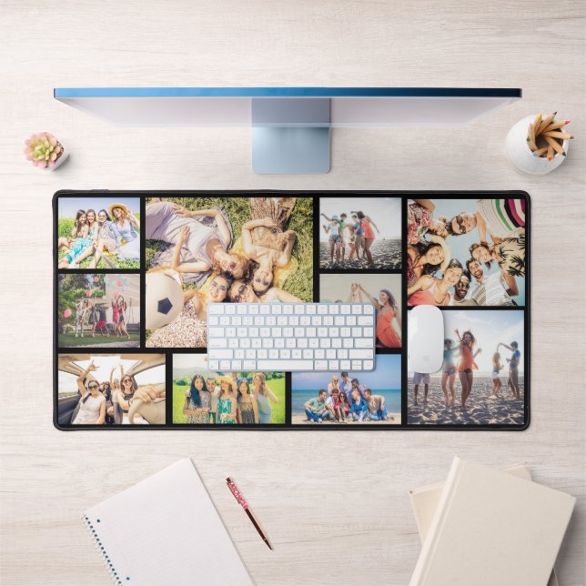 Multiple Photo Collage Memories Keepsake Desk Mat (Office 1)