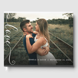 Multiple Photo Collage Wedding Guest Book